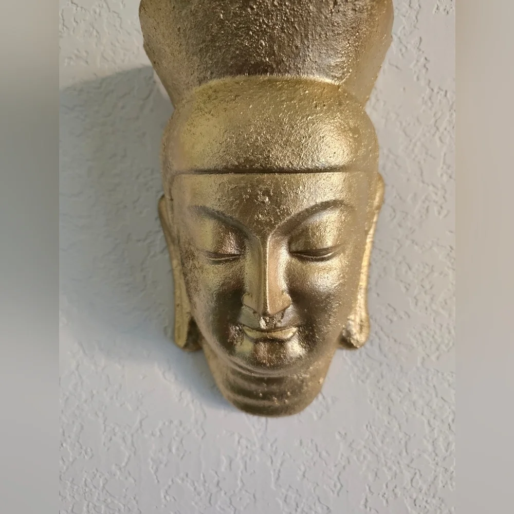 Golden Metal Budda Mask